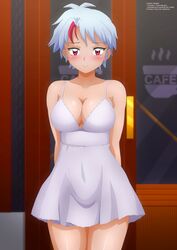  cleavage dress hanyou_no_yasha_hime higurashi_towa zei-sama 