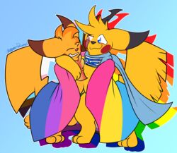  azuraracon bisexual_pride_colors flag generation_1_pokemon hi_res lgbt_pride lgbt_pride_month male nintendo nonbinary_pride_colors notched_ear pansexual_pride_colors pikachu pokemon pokemon_(species) pride_color_flag pride_colors progress_pride_colors rainbow_pride_colors rax_(azuraracon) scar scarf semi-anthro shiny_pokemon six-stripe_rainbow_pride_colors wearing_flag zephyr_(azuraracon) 