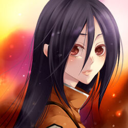  bad_id bad_pixiv_id black_hair female ga-rei ga-rei_zero kasuga_natsuki lowres red_eyes solo yuko_(duc-a) 