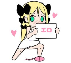  bad_id bad_twitter_id bare_arms bare_shoulders barefoot black_bow blonde_hair blush bow can&#039;t_show_this_(meme) chibi chibi_only collarbone commentary covered_mouth dress egg_vibrator female full_body green_eyes hair_between_eyes hairbow hayate_no_gotoku! heart highres holding holding_sign inactive_account long_hair meme nose_blush original panties parody parted_bangs purple_panties sex_toy sign simple_background sleeveless sleeveless_dress solo standing surio sweat symbol-only_commentary translated underwear very_long_hair vibrator white_background white_dress 