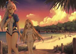  3boys 6+girls abigail_williams_(fate) abigail_williams_(swimsuit_foreigner)_(fate) abigail_williams_(swimsuit_foreigner)_(third_ascension)_(fate) anatamo archer_(fate) archer_(summer_casual)_(fate) bare_shoulders beach beach_umbrella bikini black_hair blonde_hair blue_bow blue_eyes blue_hair blue_jacket blue_one-piece_swimsuit bow brynhildr_(fate) brynhildr_(swimsuit_berserker)_(fate) casual_one-piece_swimsuit choker cloud collarbone commentary_request competition_swimsuit cropped_jacket cup drinking_straw fate/grand_order fate_(series) food fruit fujimaru_ritsuka_(male) glass grey_hair hairbow highleg highleg_swimsuit holding holding_cup illyasviel_von_einzbern illyasviel_von_einzbern_(swimsuit_archer) jacket lemon lemon_slice long_hair midriff multicolored_clothes multicolored_swimsuit multiple_boys multiple_girls murasaki_shikibu_(fate) murasaki_shikibu_(swimsuit_rider)_(fate) navel ocean one-piece_swimsuit open_clothes open_jacket outdoors palm_tree purple_hair red_eyes sessyoin_kiara sessyoin_kiara_(swimsuit_mooncancer) short_sleeves sigurd_(fate) sigurd_(memories_with_my_lover)_(fate) sitting standing strapless strapless_bikini sunset swimsuit tomoe_gozen_(fate) tomoe_gozen_(swimsuit_saber)_(fate) tomoe_gozen_(swimsuit_saber)_(first_ascension)_(fate) tree twintails umbrella very_long_hair white_bikini white_bow white_choker white_one-piece_swimsuit yu_mei-ren_(fate) yu_mei-ren_(swimsuit_lancer)_(fate) 