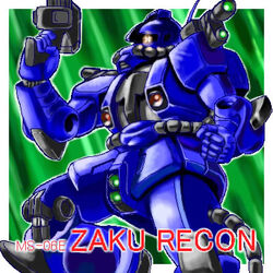  abemorioka artist_request camera character_name gundam gundam_msv lowres mecha zaku zaku_recon_type 