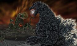  biollante daikaiju dinosaur epic giant_monster glowing godzilla godzilla_(series) kaijuu monster mutant spikes toho_(film_company) 