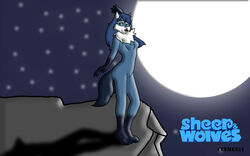  16:10 anthro bianca_(sheep_and_wolves) blue_body blue_eyes blue_fur blue_hair breasts canid canine canis casual_nudity ceeme521 cliff digital_media_(artwork) featureless_breasts featureless_crotch female fur hair light long_hair mammal moon moonlight night nude outside pose russian shadow sheep_and_wolves simple_background sky smile solo star starry_sky tuft widescreen wizart_animation wolf 