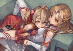  asuna_(sword_art_online) grin_grin silica sword_art_online tagme 