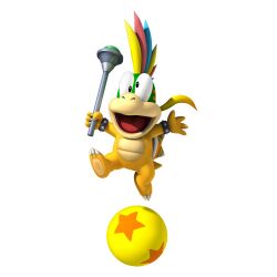  1boy ball highres koopa lemmy_koopa mario_(series) new_super_mario_bros._wii nintendo staff super_mario_bros. 