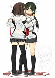  2girls ^^^ bad_id bad_pixiv_id blush bondage closed_eyes collar couple femdom hair_ornament hairclip inset kneehighs leash long_hair multiple_girls saki_(manga) saki_achiga-hen school_uniform sex_toy shindouji_school_uniform shirouzu_mairu short_hair skirt sleeves_past_fingers sleeves_past_wrists socks standing thighhighs tsuruta_himeko vibrator yasukouchi_yoshiko yomosaka yuri zettai_ryouiki 