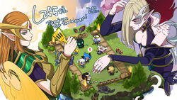  ! 2boys 6+girls :d animal annoyed armor artist_name bare_shoulders black_dress blonde_hair blue_eyes blue_hair breasts character_request check_character chibi cleavage closed_mouth colored_skin coven_leblanc coven_morgana creature dawnbringer_soraka dress english_text flying_sweatdrops from_above garen_(league_of_legends) god-king_garen gwen_(league_of_legends) hair_ornament hair_over_one_eye hand_up helmet highres hiyari_(hiyarilol) holding holding_staff horns kayle_(league_of_legends) large_breasts league_of_legends leblanc_(league_of_legends) little_legend long_hair long_sleeves lunar_empress_lux lux_(league_of_legends) lying minion_(league_of_legends) morgana_(league_of_legends) multiple_boys multiple_girls nail_polish on_back pale_skin pointy_ears purple_skin scythe single_horn smile soraka_(league_of_legends) spatula staff teamfight_tactics thresh_(league_of_legends) translated viridian_kayle white_hair white_nails wings wolf 