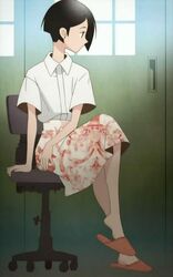  anime_screenshot arai_chie female highres resized sayonara_zetsubou_sensei solo upscaled 