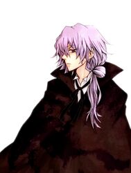  1boy bad_id bad_pixiv_id cape formal hamayoshi kevin_regnard long_hair male_focus pandora_hearts pink_hair purple_hair red_eyes solo xerxes_break 