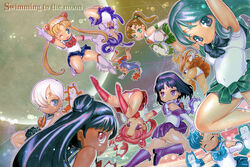  6+girls aino_minako bad_id bad_pixiv_id bishoujo_senshi_sailor_moon bishoujo_senshi_sailor_moon black_hair blonde_hair blue_eyes blue_hair blue_sailor_collar blue_skirt boots bow brooch brown_hair chibi chibi_usa choker cone_hair_bun discozombie104 double_bun earrings elbow_gloves everyone gloves green_eyes green_hair green_sailor_collar green_skirt hair_bobbles hair_bun hair_ornament half_updo heart heart_brooch hino_rei jewelry kaiou_michiru kino_makoto knee_boots long_hair luna_(sailor_moon) luna_(sailor_moon)_(human) magical_girl meiou_setsuna mizuno_ami multiple_girls panties ponytail princess_sailor_moon purple_eyes purple_hair purple_sailor_collar purple_skirt red_bow sailor_chibi_moon sailor_collar sailor_jupiter sailor_luna sailor_mars sailor_mercury sailor_moon sailor_neptune sailor_pluto sailor_saturn sailor_senshi sailor_senshi_uniform sailor_uranus sailor_venus short_hair single_hair_bun skirt staff ten&#039;ou_haruka tiara tomoe_hotaru tsukino_usagi twintails underwear very_short_hair 