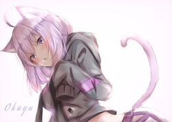  animal_ears hololive kisaragi_yaya nekomata_okayu nekomimi tail 