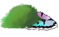  amislost anthro black_body black_fur black_hair blue_body blue_fur blue_hair canid canine canis digital_drawing_(artwork) digital_media_(artwork) fluffy fluffy_tail fluffybush fluffybush_(rexouium) fur hair hiding low_res male mammal markings multicolored_body multicolored_tail pink_body pink_fur pink_hair plant rexouium shrub solo tail tail_only tail_tuft tuft white_body white_fur white_hair 