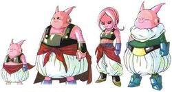  black_sclera closed_eyes dragon_ball_online fat lowres majin majin_(race) majin_buu monster_girl pink_skin red_eyes short 