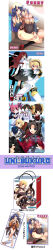  2000s_(style) 6+girls acolyte_(ragnarok_online) aigis_(persona) alchemist_(ragnarok_online) android artoria_pendragon_(fate) bad_id bag black_skirt black_socks blonde_hair blue_eyes blue_hair boots breasts brown_hair brown_thighhighs capelet character_request cleavage commentary_request cover cover_page dakimakura_(object) disgaea doujin_cover eggshell_hat etna_(disgaea) fate/stay_night fate_(series) feet_out_of_frame fur_collar grin gun gunparade_march gunslinger_(ragnarok_online) handgun higashihara_nonomi highres holding holding_gun holding_weapon kirihara_izumi kirijou_mitsuru long_hair long_sleeves looking_at_viewer luger_p08 makai_senki_disgaea medium_breasts multiple_girls ninja_(ragnarok_online) pantyhose persona persona_3 photoshop_(medium) pillow pink_hair pointy_ears ragnarok_online red_eyes red_hair red_shirt saber_(fate) shikigami_no_shiro shirt shopping_bag short_hair skirt smile socks soul_linker_(ragnarok_online) tall_image thighhighs tohsaka_rin weapon white_capelet white_shirt white_skirt 