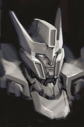  1boy absurdres autobot black_background close-up drift_(transformers) english_commentary greyscale highres looking_at_viewer mecha monochrome nem_(virtual_nemesis) no_humans robot science_fiction solo transformers white_eyes 