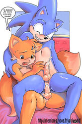  battle_angel french_text male male/male sega sonic_the_hedgehog sonic_the_hedgehog_(series) tails text 