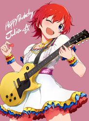  ayano_yuu guitar julia_(idolm@ster) the_idolm@ster the_idolm@ster_million_live 