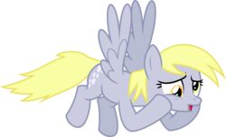  2015 absurd_res alpha_channel derpy_hooves equid equine feathered_wings feathers female feral friendship_is_magic grey_body grey_feathers hasbro hi_res mammal masemj my_little_pony mythological_creature mythological_equine mythology pegasus simple_background solo transparent_background wings 