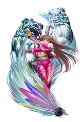  aoi_nagisa_(metalder) blue_eyes breasts chinese_zodiac curvy female happy japanese_clothes kimono koukawa_asuka large_breasts lilith-soft long_hair looking_at_viewer pig shiny shiny_skin smile solo taimanin_(series) taimanin_asagi taimanin_rpgx year_of_the_pig 