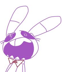  animatronic bonnie_(fnaf) female five_nights_at_freddy&#039;s insane lagomorph leporid machine mammal mtf_crossgender rabbit reaction_image robot rule_63 scottgames simple_background solo the_weaver weaver_bonnie white_background 