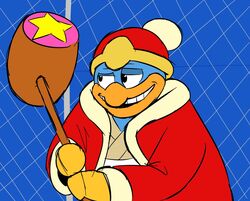  avian beak bird clothing george_costanza_reaction_face hammer ishygddt king_dedede kirby_(series) male meme nintendo parody penguin reaction_image seinfeld solo tools unknown_artist 