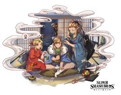  2girls 3boys androgynous arrow_(projectile) bandages blonde_hair blue_eyes blush braid closed_eyes commentary ct_wind floral_print flower ganondorf gerudo hagoita hair_flower hair_ornament hakama hakama_skirt hanetsuki highres japanese_clothes kanzashi kimono link long_hair long_sleeves looking_at_viewer multiple_boys multiple_girls new_year obi open_mouth otoko_no_ko paddle pointy_ears ponytail princess_zelda red_eyes sash seigaiha sheik short_hair short_kimono simple_background skirt smile socks super_smash_bros. the_legend_of_zelda the_legend_of_zelda:_a_link_between_worlds the_legend_of_zelda:_breath_of_the_wild the_legend_of_zelda:_majora&#039;s_mask the_legend_of_zelda:_ocarina_of_time the_legend_of_zelda:_the_wind_waker toon_link triforce tsumami_kanzashi wide_sleeves young_link 