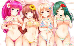  bikini cleavage jpeg_artifacts masa_(mirage77) swimsuits 